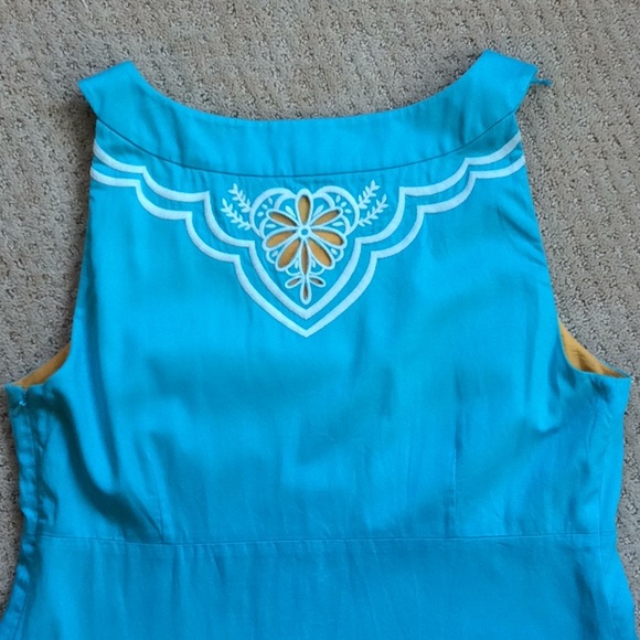 Lilly Pulitzer Jacqueline Seabreeze Cotton Dress - Picture 5 of 7